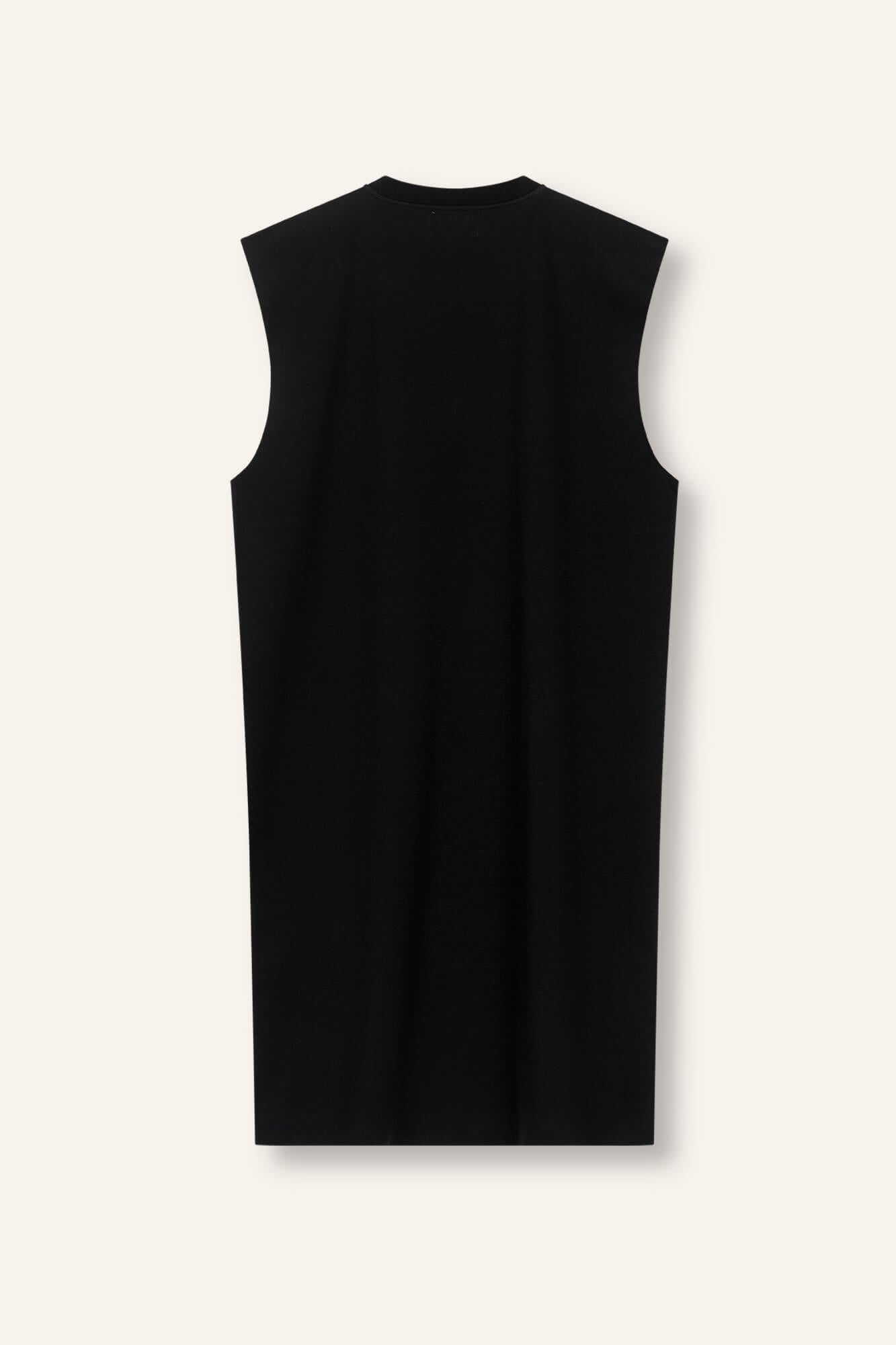 Kleid Sue von hinten in schwarz by VIVAL.STUDIO