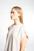 Aermelloses Kleid in beige melange by VIVAL.STUDIO