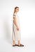 Aermelloses Kleid in beige melange by VIVAL.STUDIO