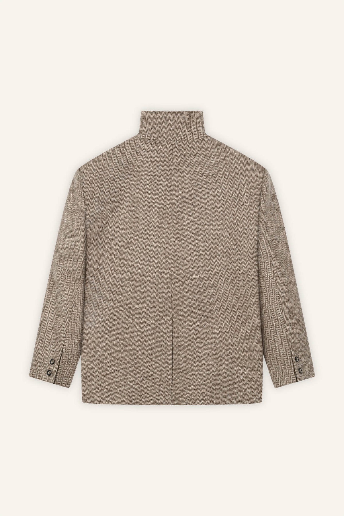 Blazer Alba in Braun Multi von hinten by VIVAL.STUDIO