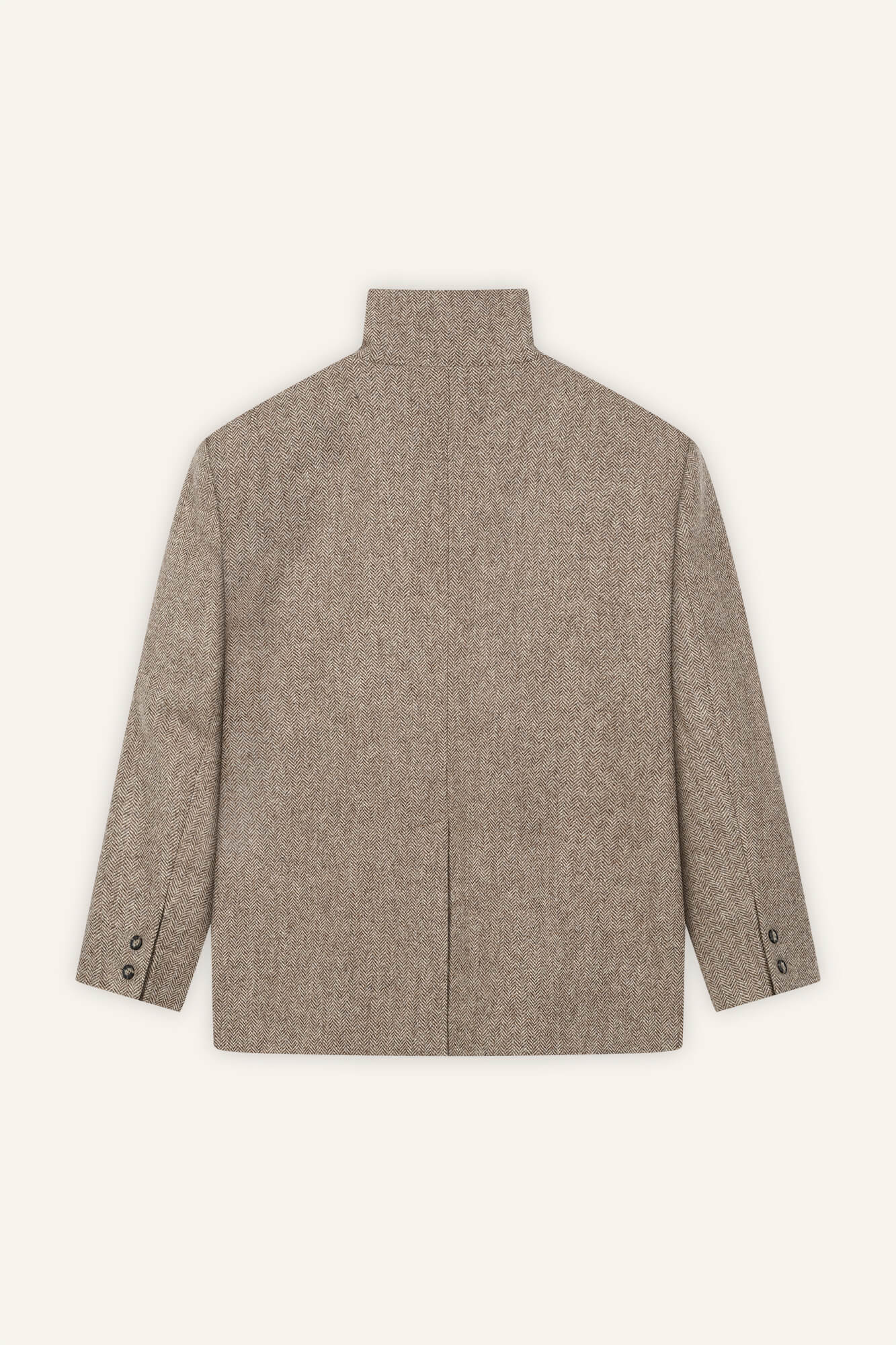 Blazer Alba in Braun Multi von hinten by VIVAL.STUDIO