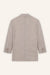 Blazer Livia in Beige Nadelstreifen von hinten by VIVAL.STUDIO