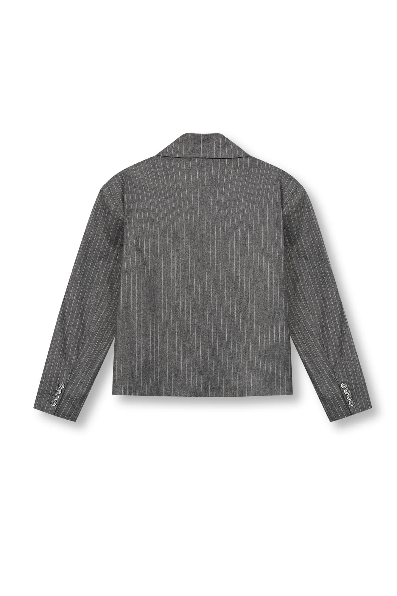 Blazer Macy in grau von hinten by VIVAL.STUDIO