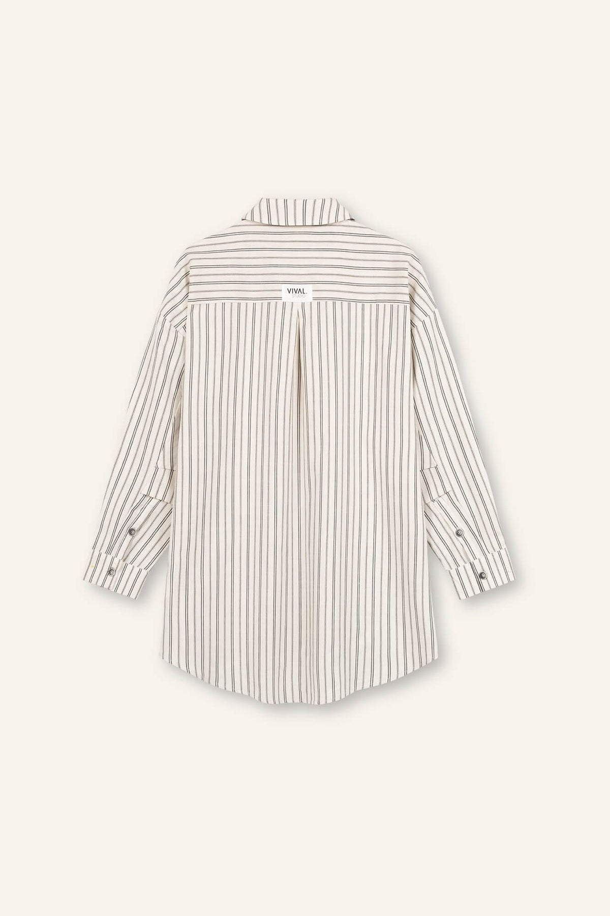 Bluse Ella creme schwarz back by VivalStudio