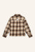 Bluse Hazel in Cognac von hinten by VIVAL.STUDIO