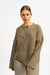Cardigan Summer Nad in Khaki von vorne by VIVAL.STUDIO
