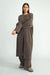 Cardigan Nady in nougat von vorne by VIVAL.STUDIO