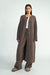 Cardigan Nady in nougat von vorne by VIVAL.STUDIO