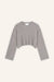 Cropped Langarmshirt Romy grau front by VivalStudio