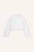Cropped Langarmshirt Sue weiss back by VivalStudio