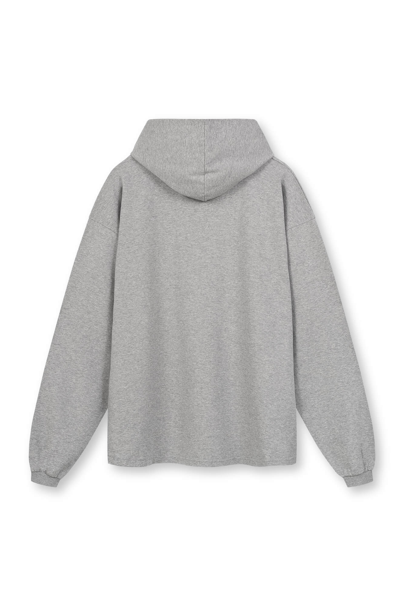 Hoodie Sue von vorne in graumelange by VIVAL.STUDIO