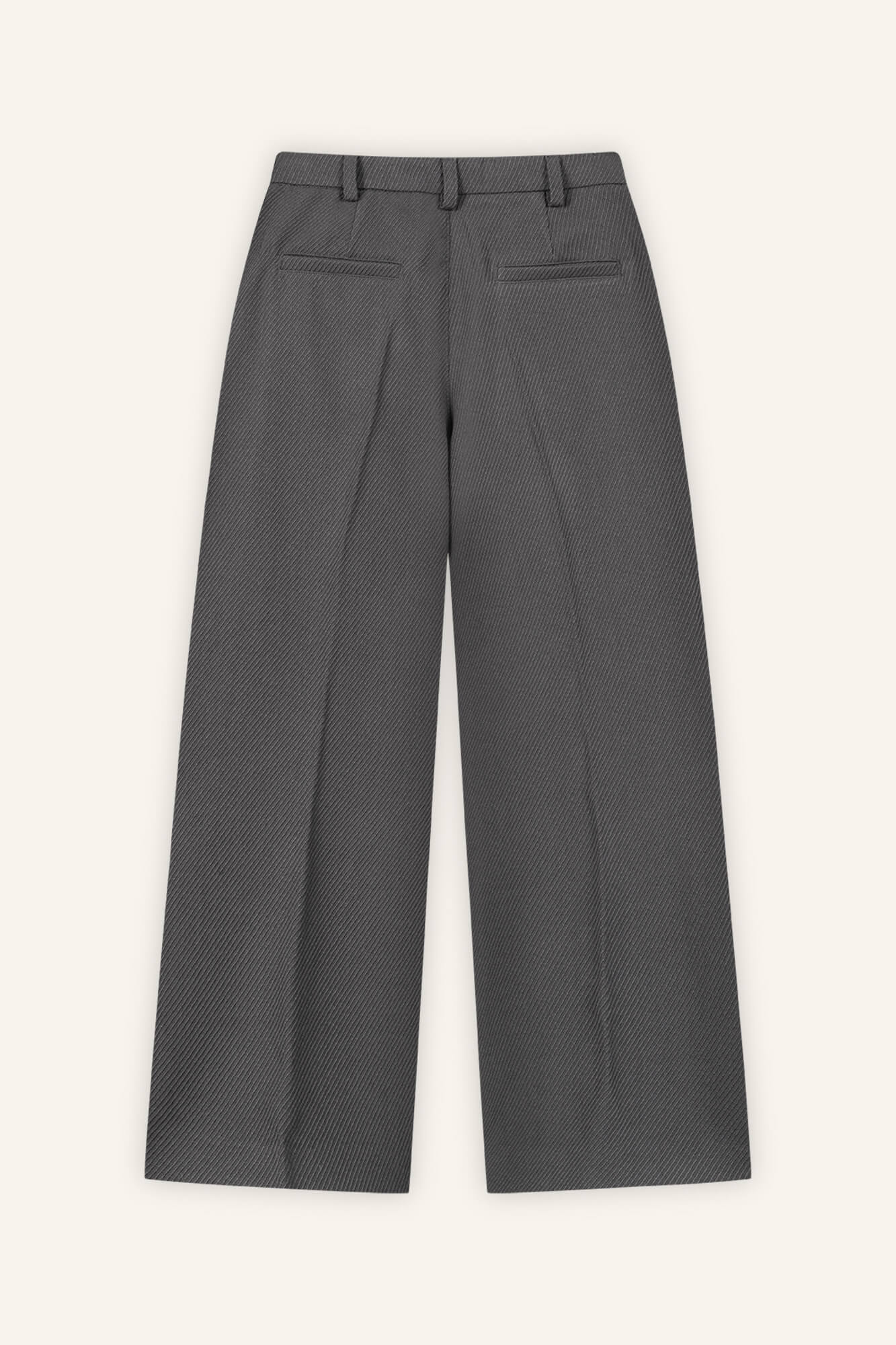 Hose Alba in Granit von hinten by VIVAL.STUDIO