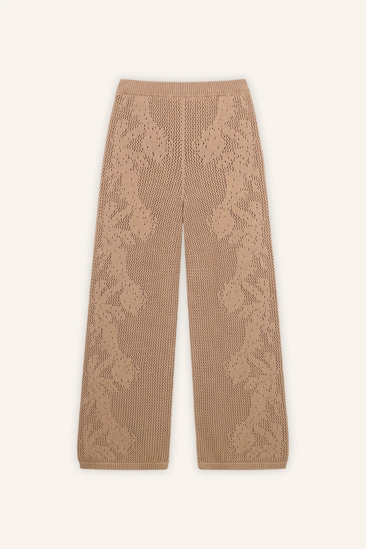 Hose Clea in Mocca von hinten by VIVAL.STUDIO