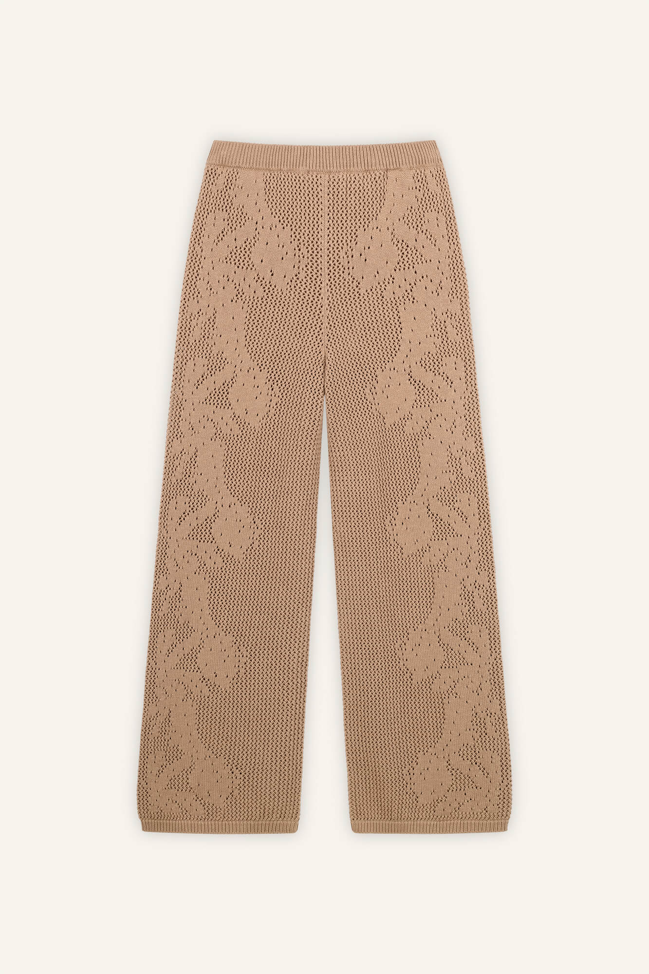 Hose Clea in Mocca von hinten by VIVAL.STUDIO