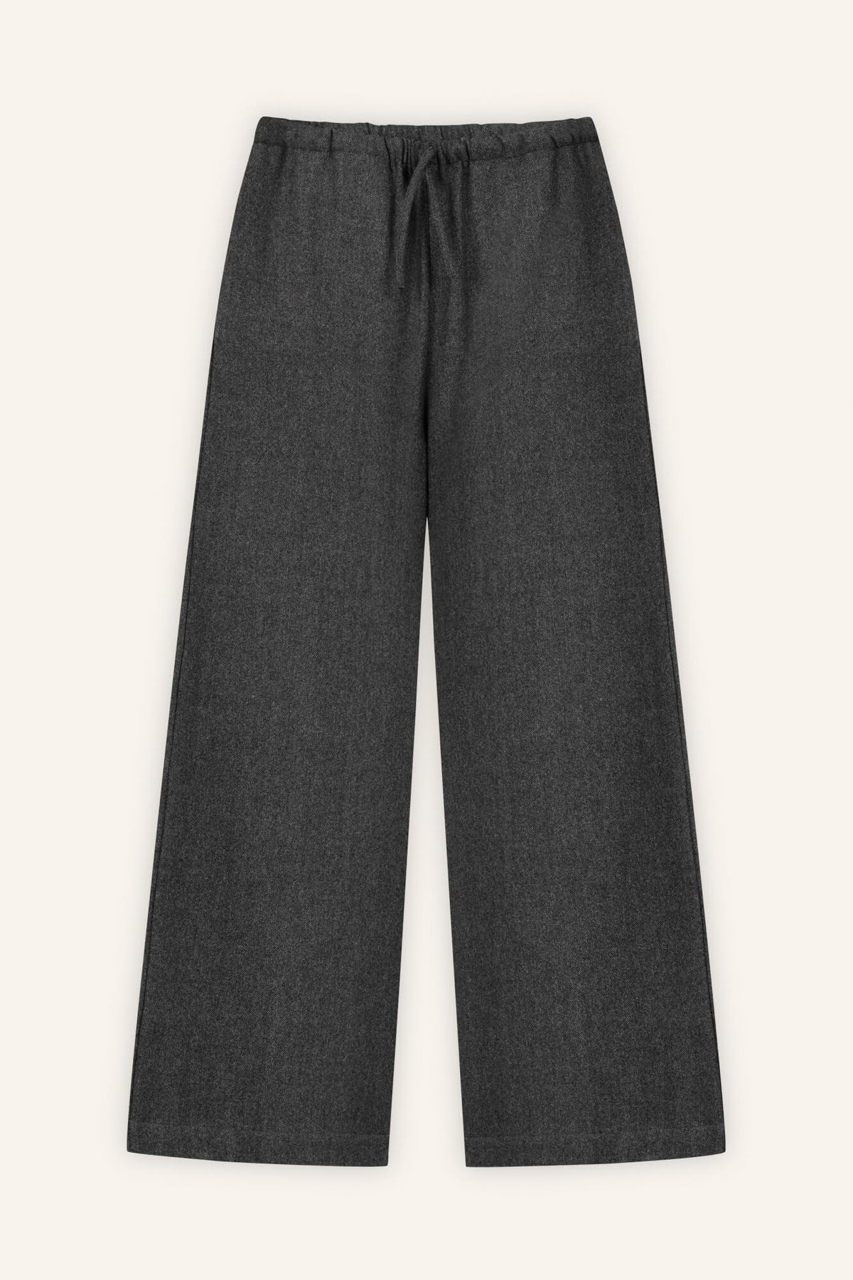 Hose Liv in Asphalt Melange von vorne by VIVAL.STUDIO