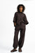 Hose Nala in Dunkelbraun von vorne by VIVAL.STUDIO
