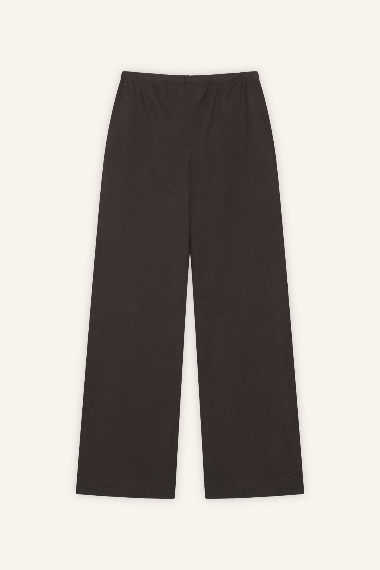 Hose New Sue in Dunkelbraun von hinten by VIVAL.STUDIO