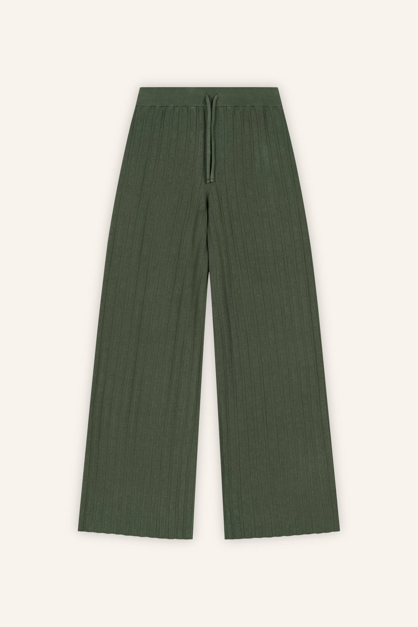 Hose Romy in Oliv von vorne by VIVAL.STUDIO