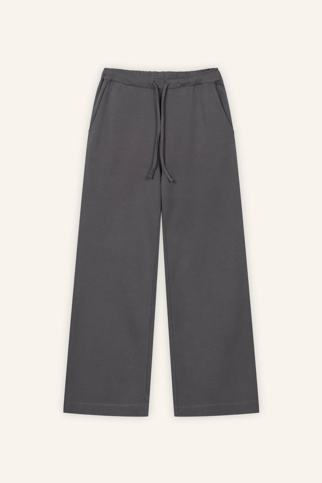 Hose Sue in Asphalt von vorne by VIVAL.STUDIO