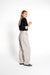 Hose Elin in Creme Schwarz by VIVAL.STUDIO