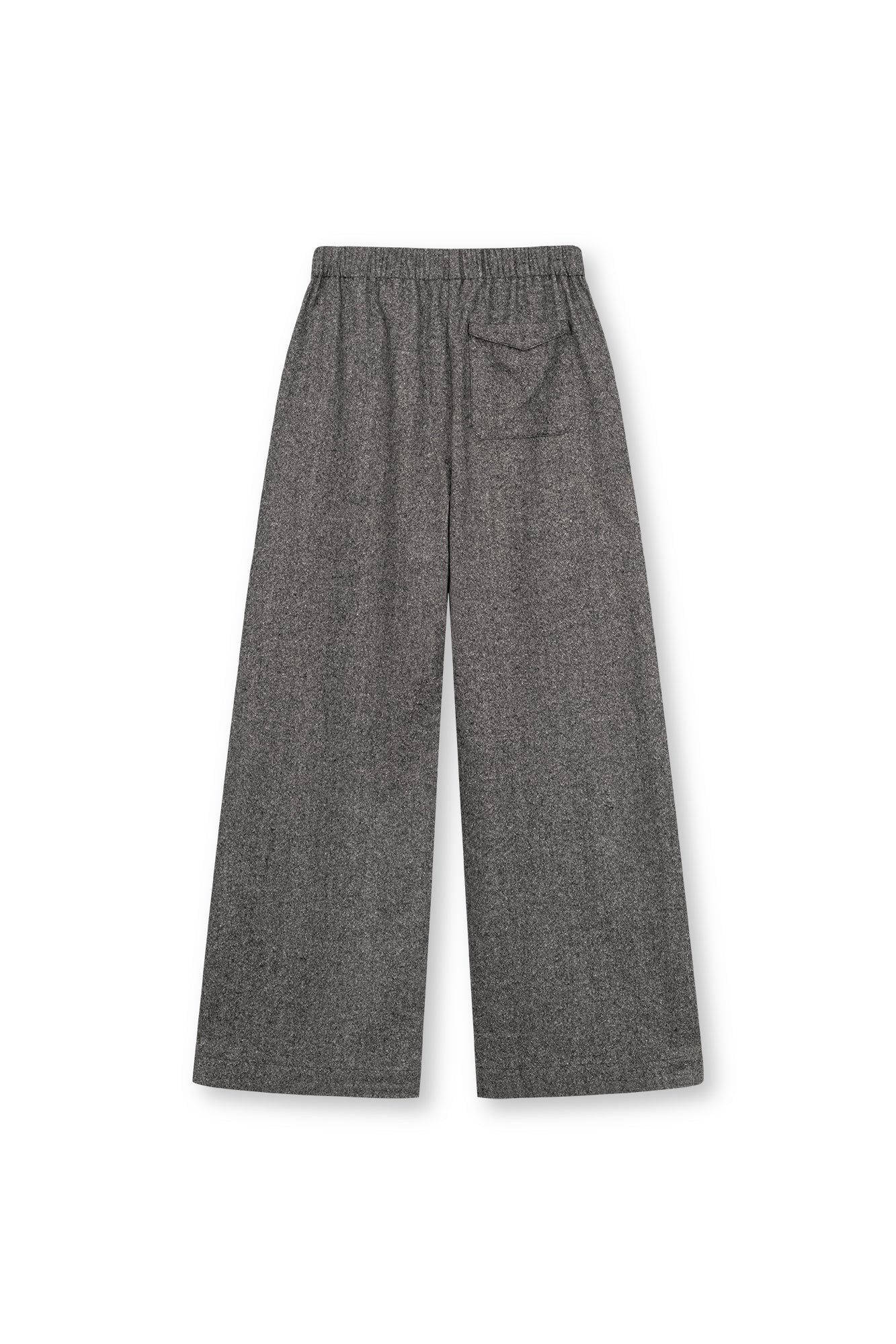 Hose Hana in schwarzmeliert von hinten by VIVAL.STUDIO