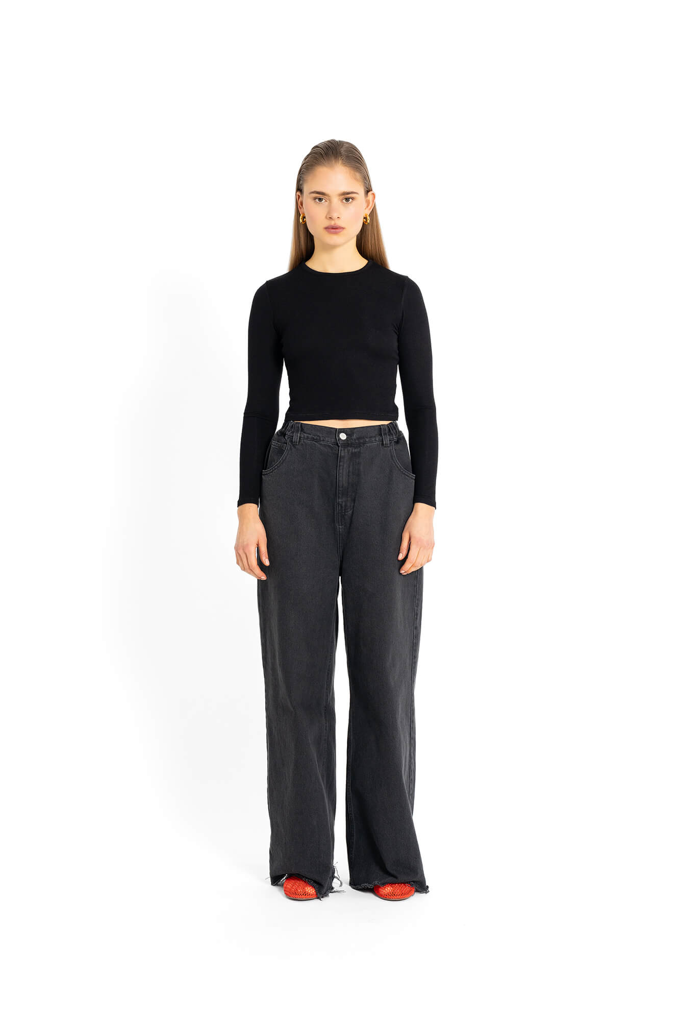 Hose Juno in schwarz by VIVAL.STUDIO