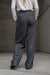 Hose Mabel in grau mit Nadelstreifen by VIVAL.STUDIO