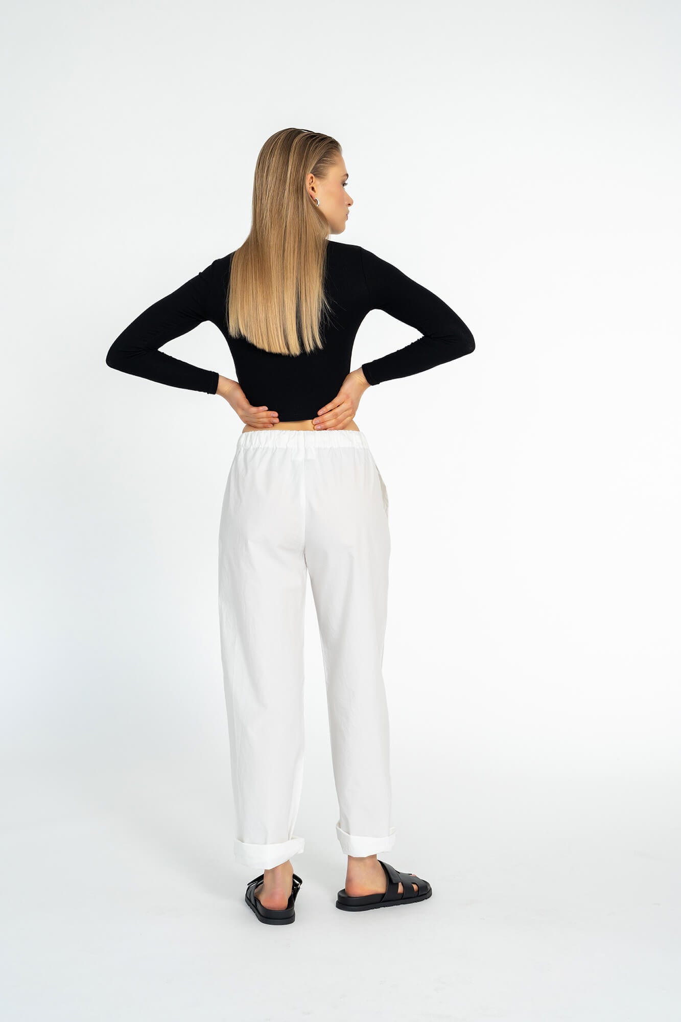 Hose Noelle in Offwhite by VIVAL.STUDIO