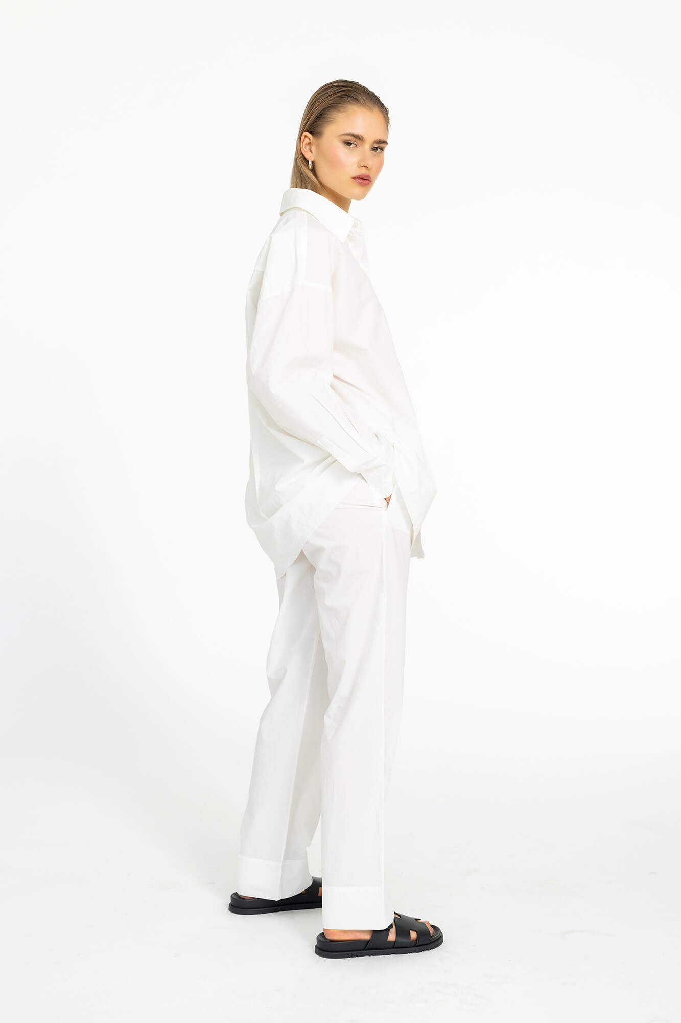 Hose Noelle in Offwhite by VIVAL.STUDIO