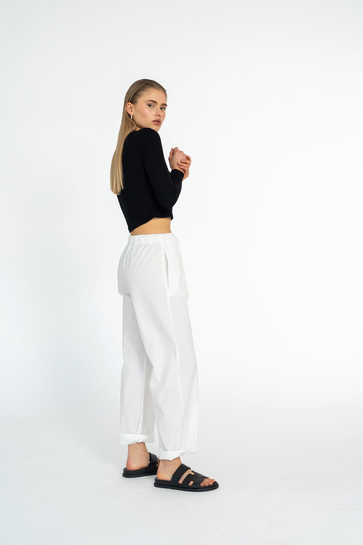 Hose Noelle in Offwhite by VIVAL.STUDIO