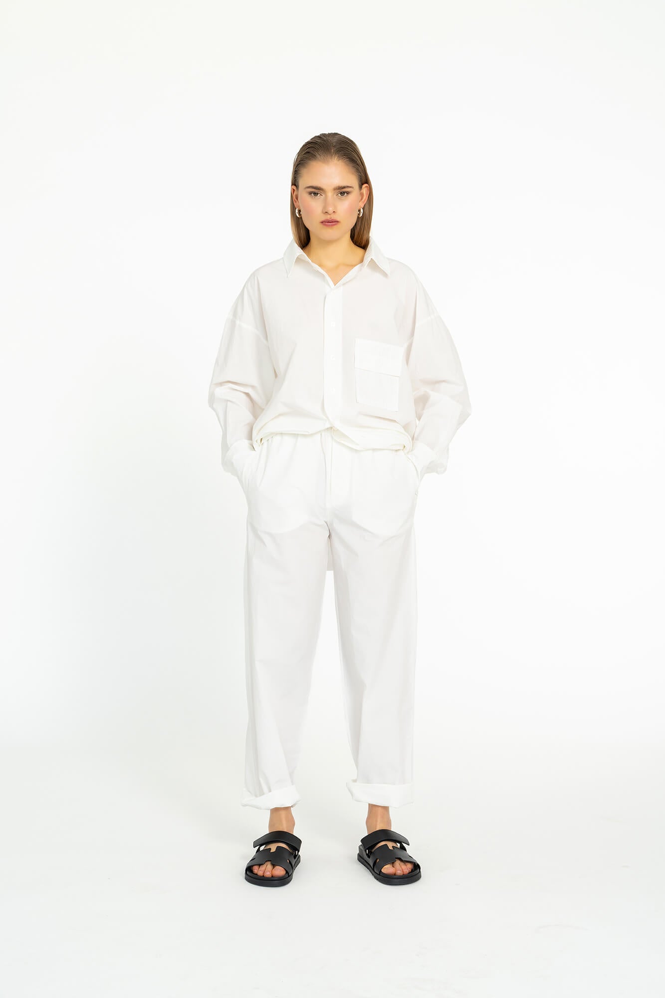 Hose Noelle in Offwhite by VIVAL.STUDIO