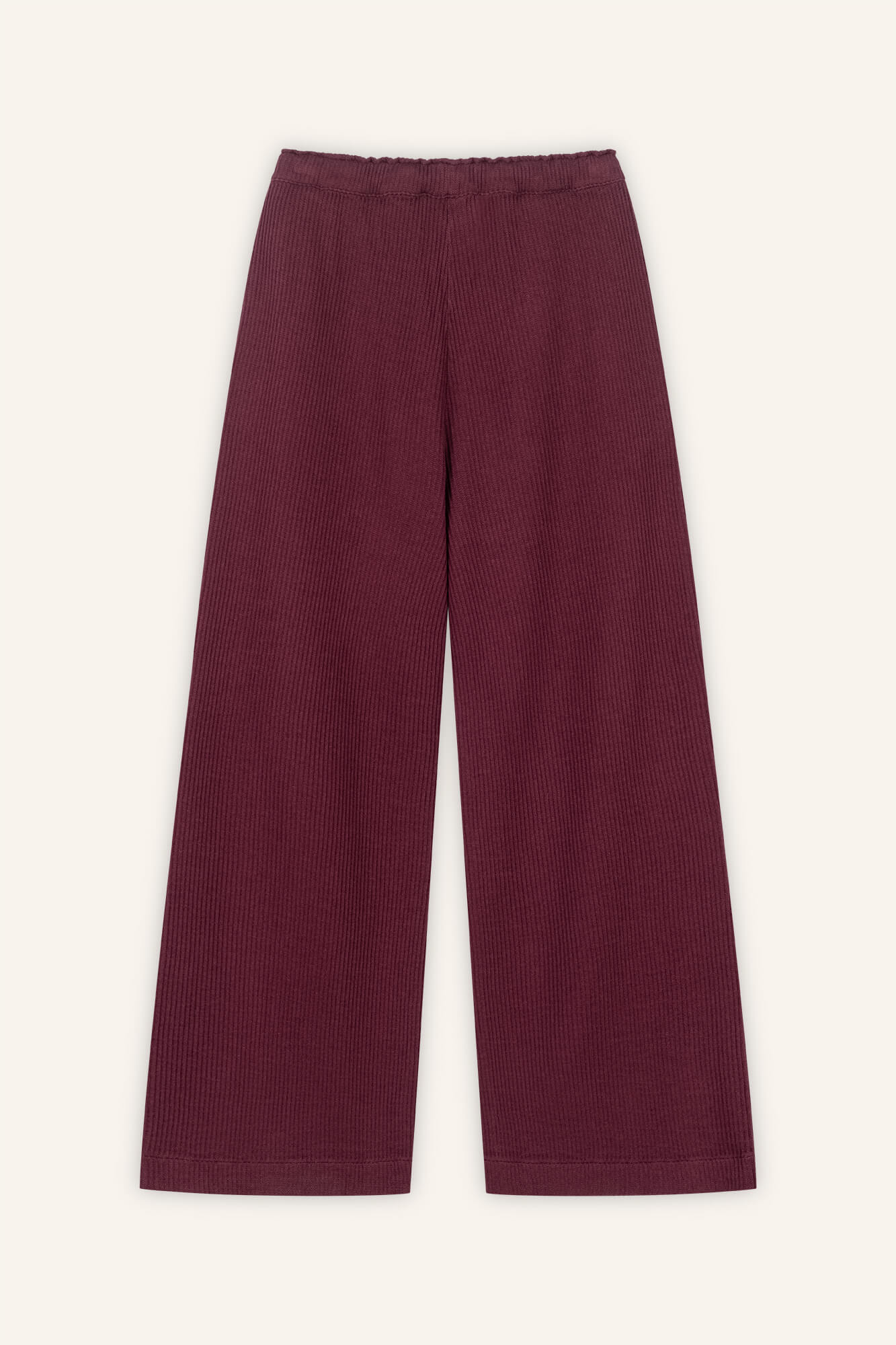 Hose Skye in Burgundy von hinten by VIVAL.STUDIO