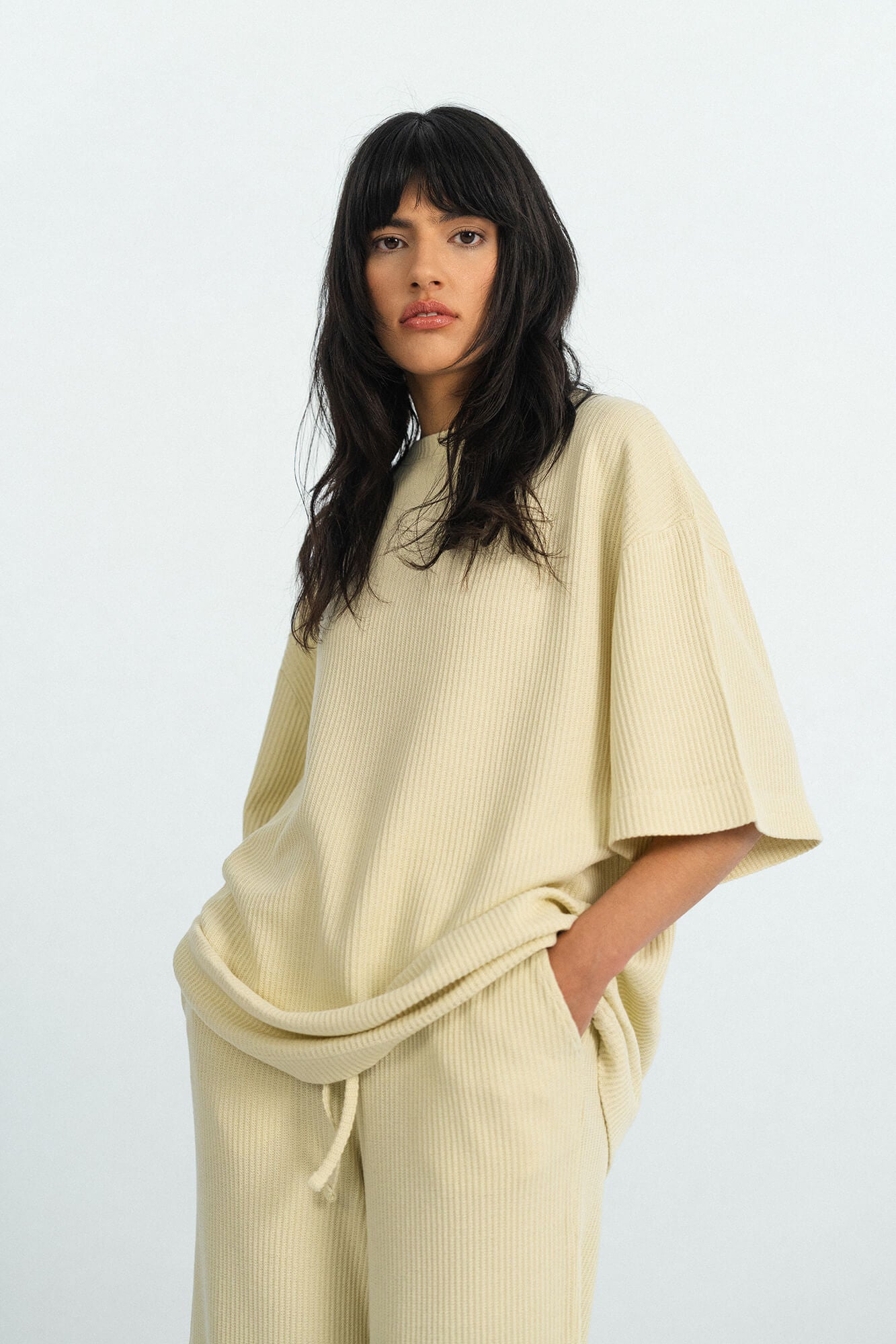 Hose Skye in Butter detail by VIVAL.STUDIO