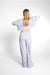 Hose Sue in Hellgrau Melange by VIVAL.STUDIO