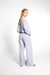 Hose Sue in Hellgrau Melange by VIVAL.STUDIO