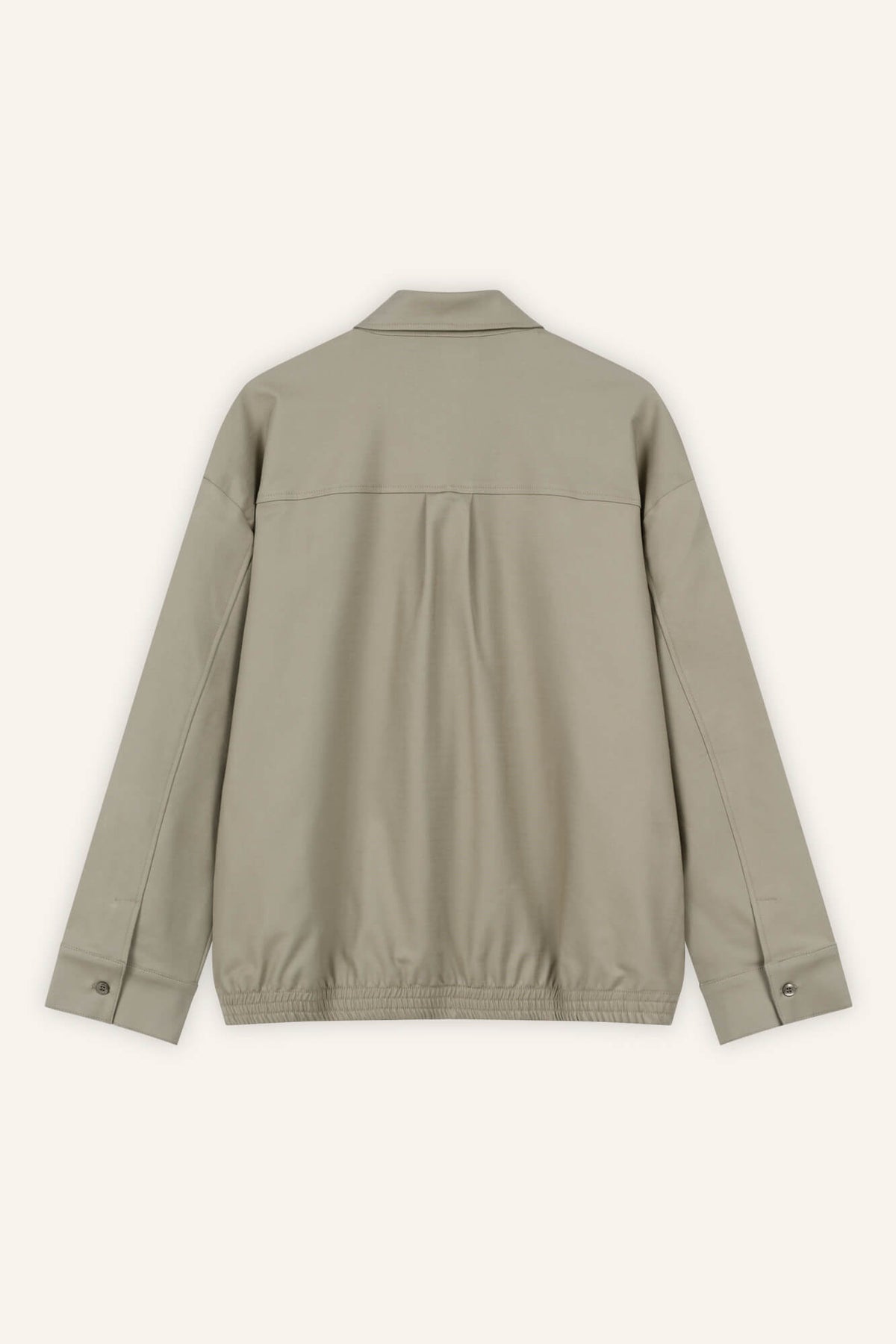 Jacke Alba in Sandstone von hinten by VIVAL.STUDIO