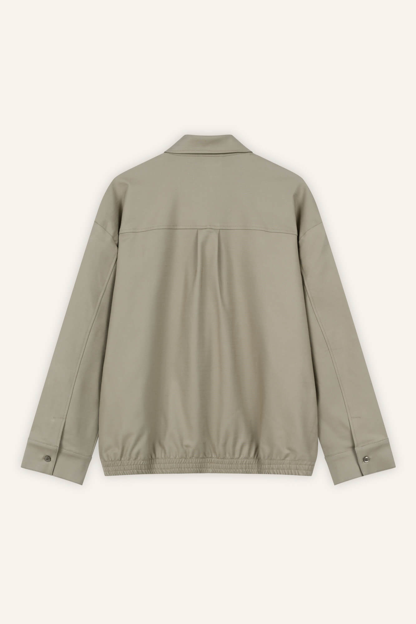 Jacke Alba in Sandstone von hinten by VIVAL.STUDIO