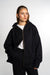 Kapuzenjacke Vance in schwarz by VIVAL.STUDIO