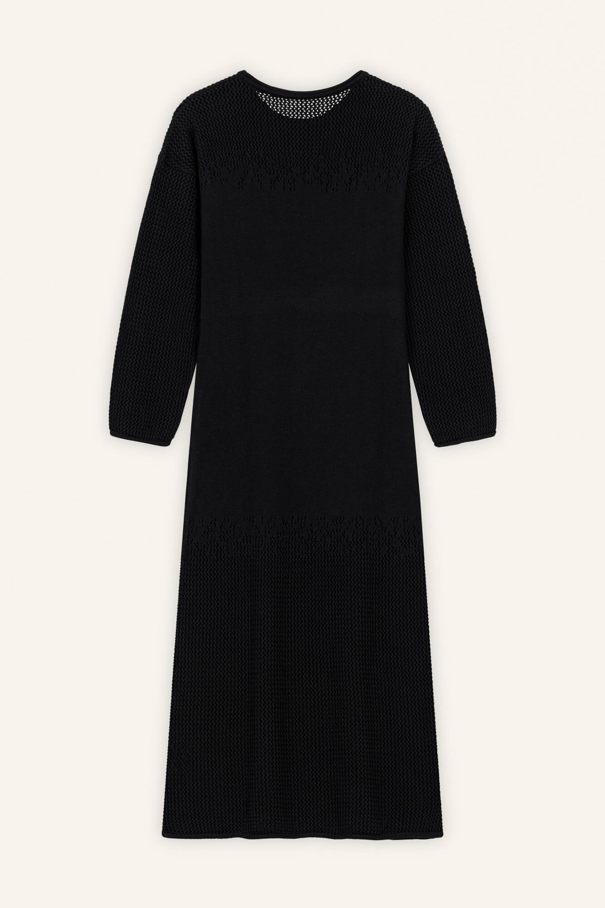 Kleid Clea in Schwarz von hinten by VIVAL.STUDIO