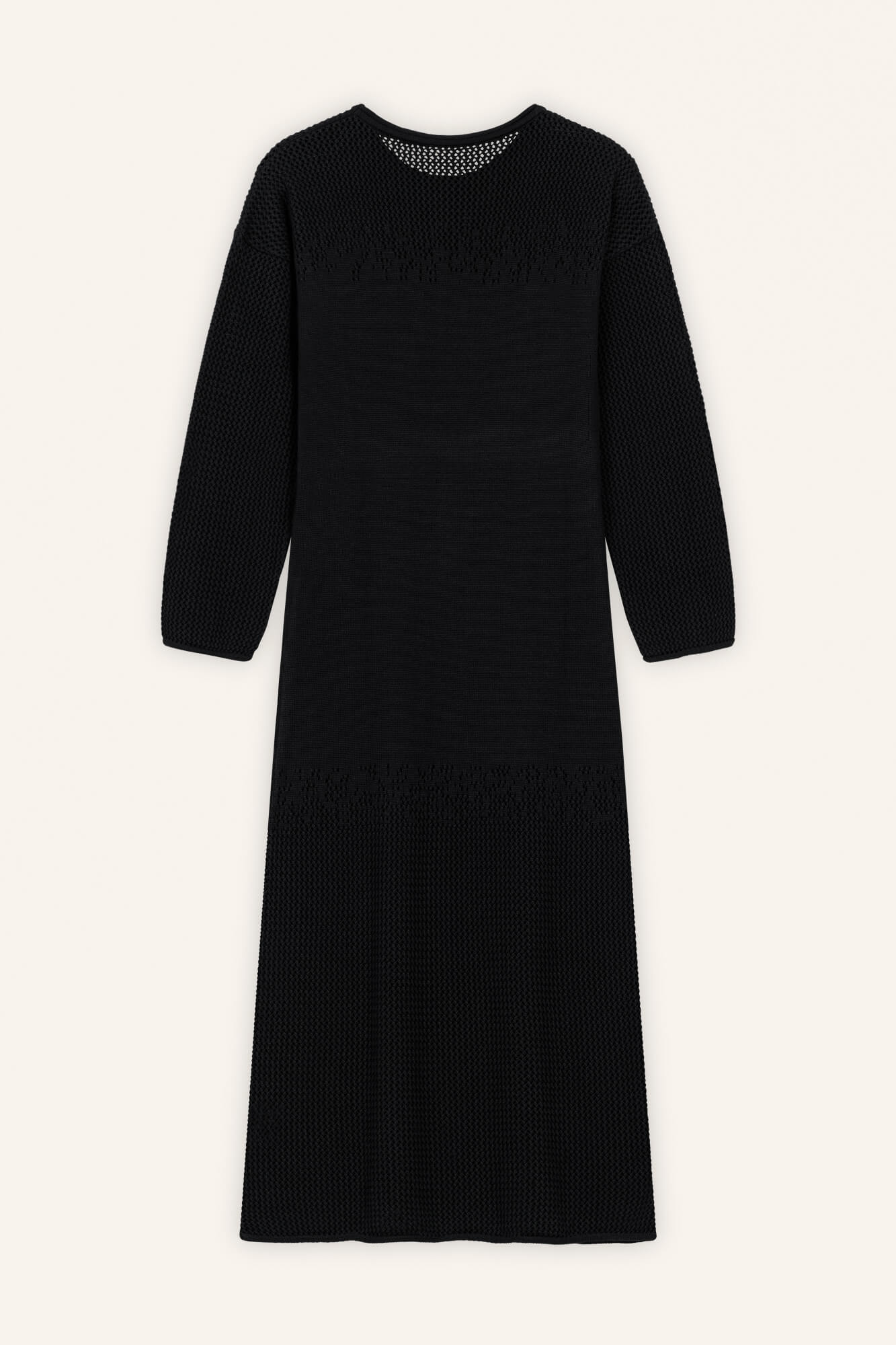 Kleid Clea in Schwarz von hinten by VIVAL.STUDIO