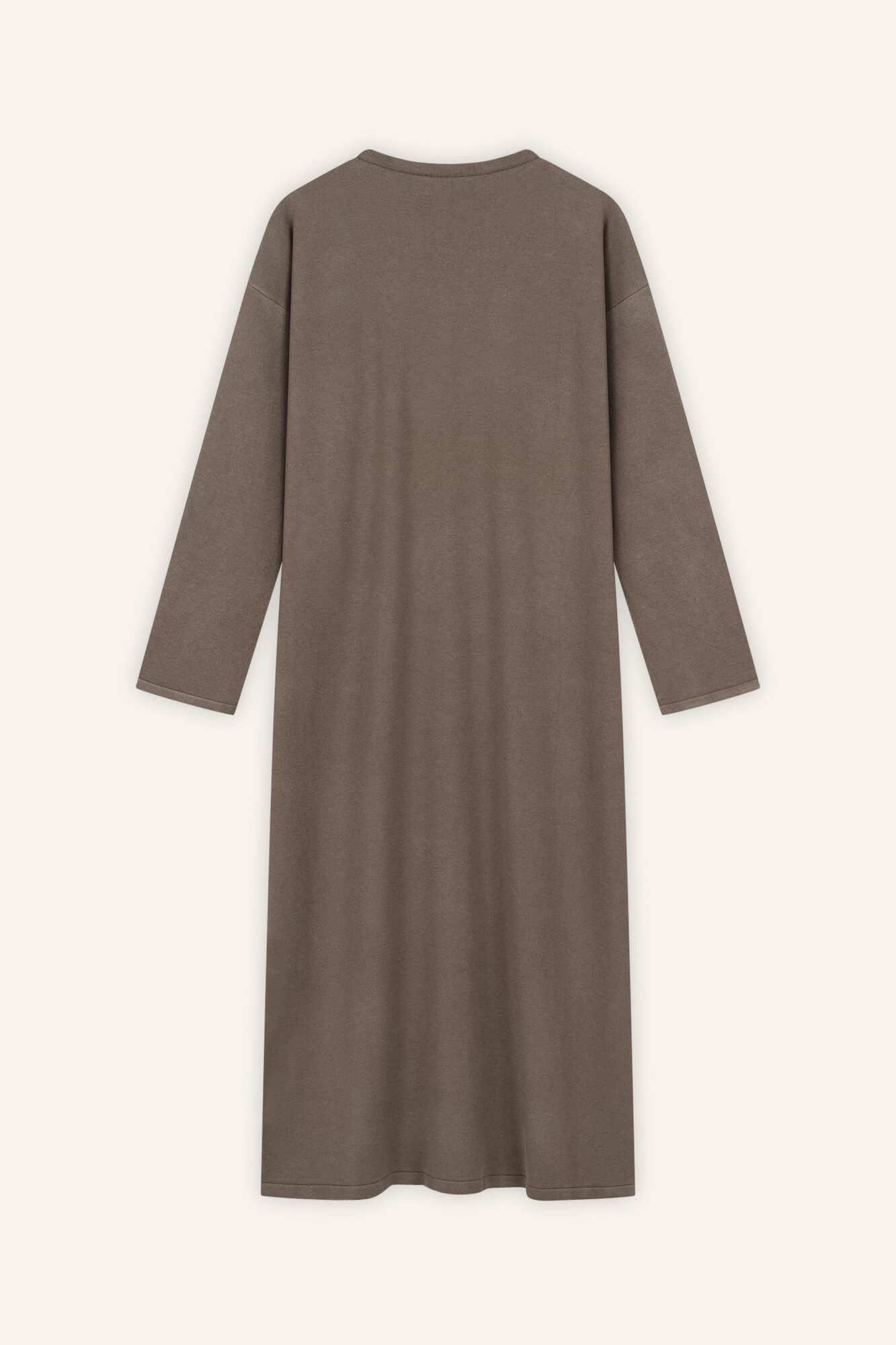 Kleid Rim in Nougat von hinten by VIVAL.STUDIO