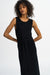Kleid Rim in Schwarz von vorne by VIVAL.STUDIO
