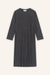 Kleid Romy in Asphalt von vorne by VIVAL.STUDIO