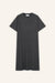 Kleid Sue in Asphalt von vorne by VIVAL.STUDIO