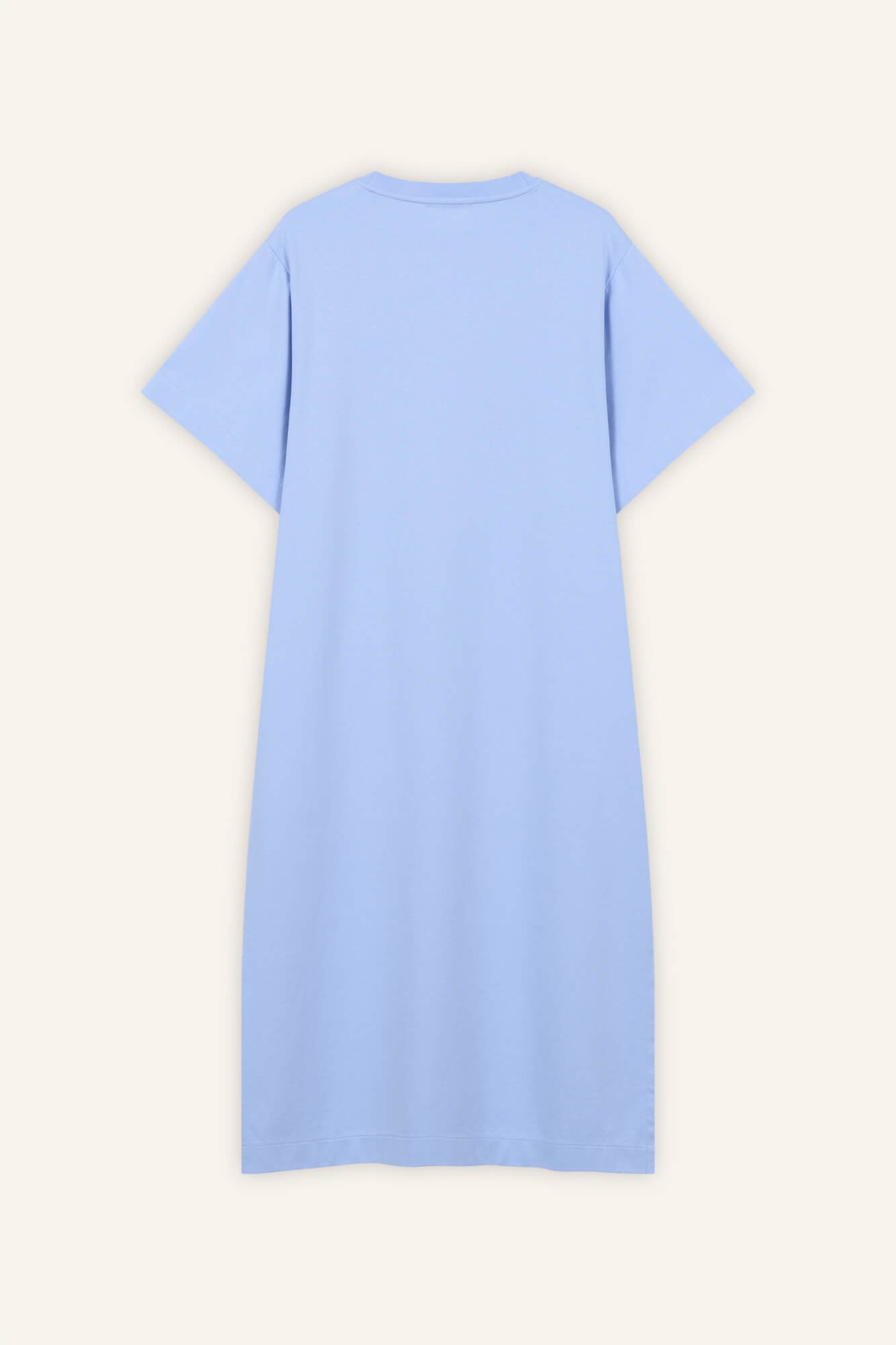 Kleid Sue in Hellblau von hinten by VIVAL.STUDIO