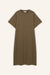 Kleid Sue in Mud von vorne by VIVAL.STUDIO