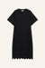 Kleid Sue in Schwarz Crochet von vorne by VIVAL.STUDIO