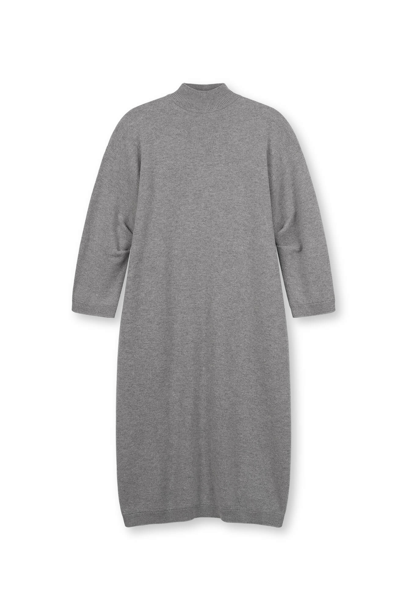 Kleid Ali in grau von vorne by VIVAL.STUDIO