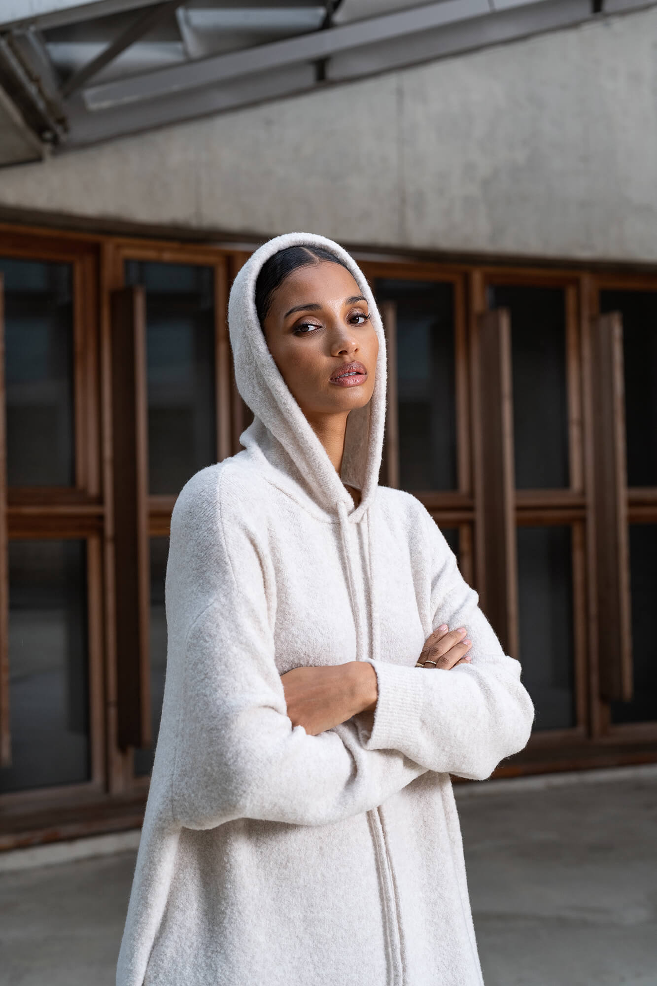 Kleid Robin in beige by VIVAL.STUDIO