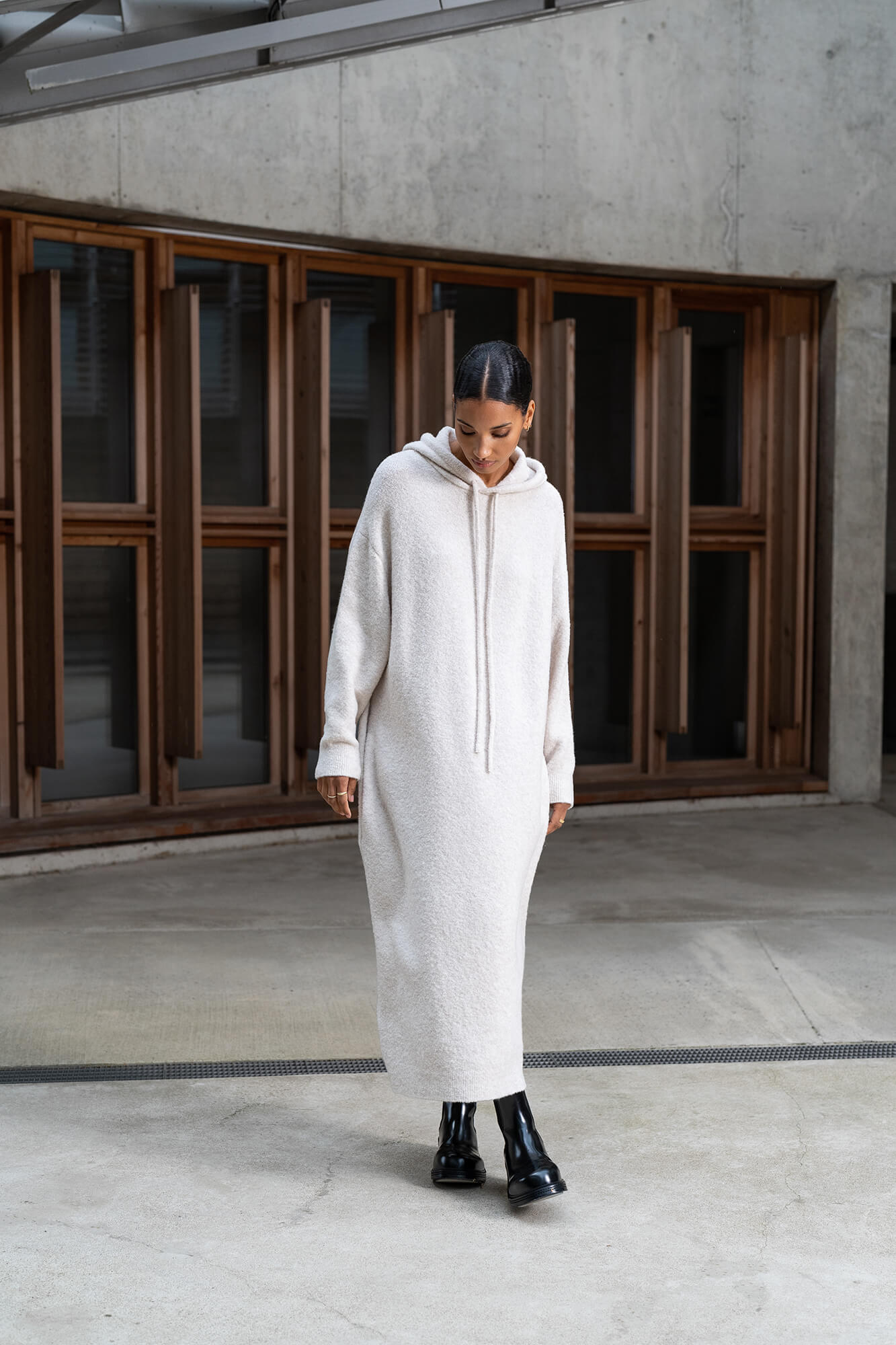 Kleid Robin in beige by VIVAL.STUDIO